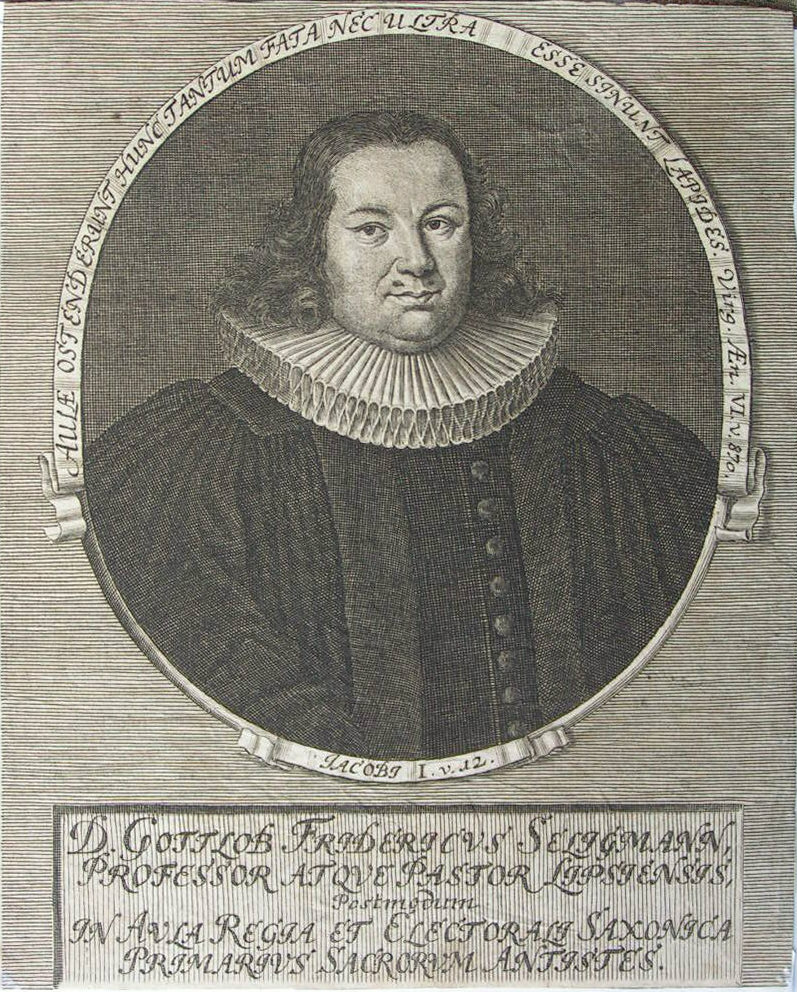 Print - D. Gottlieb Fridericus Seligman