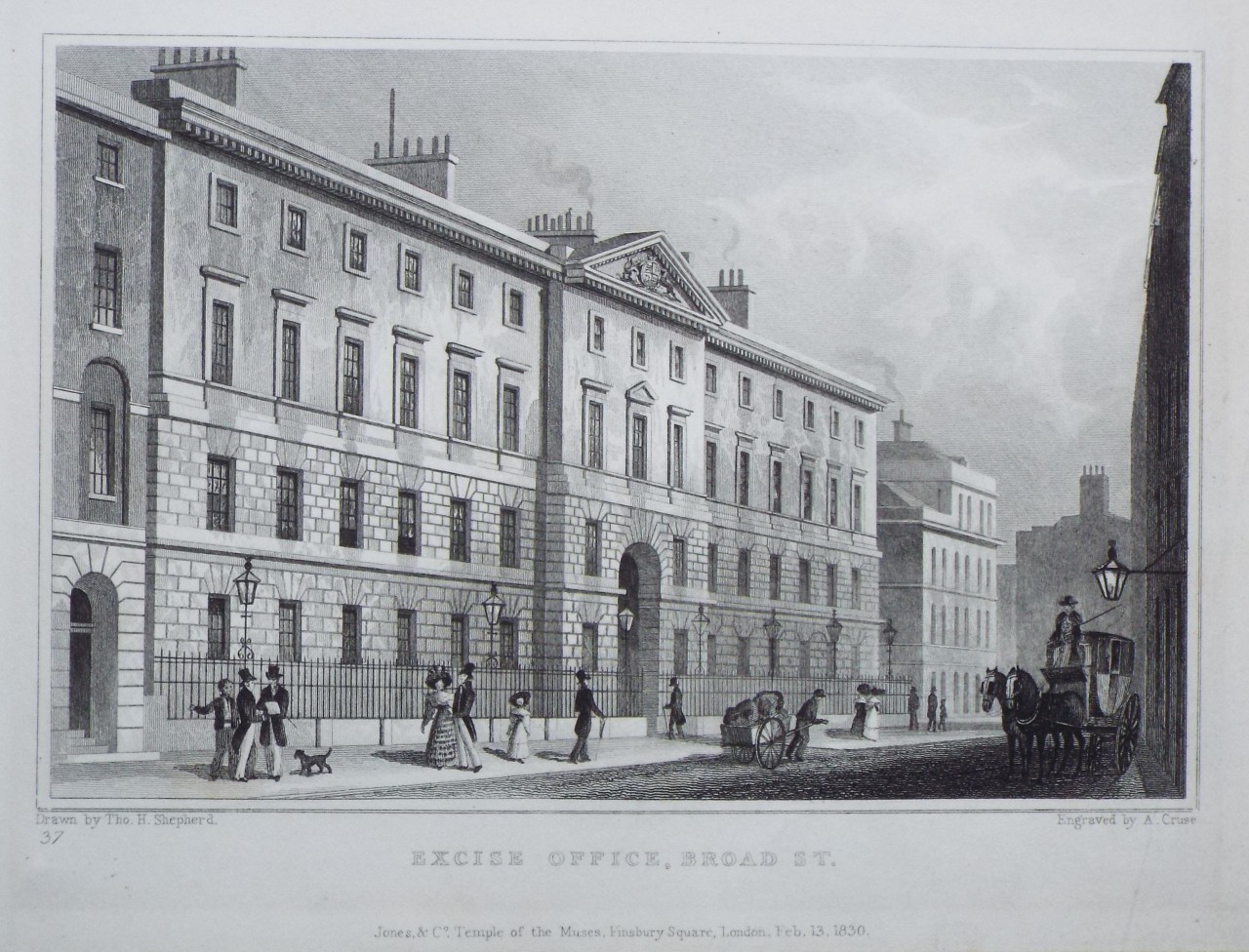 Print - Old Queens Head. Islington. - Bond