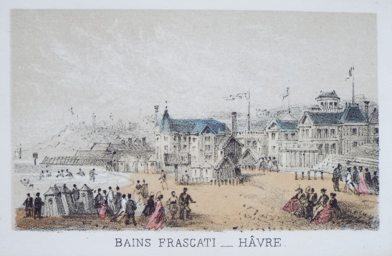 Lithograph - Bains Frascati - Havre.