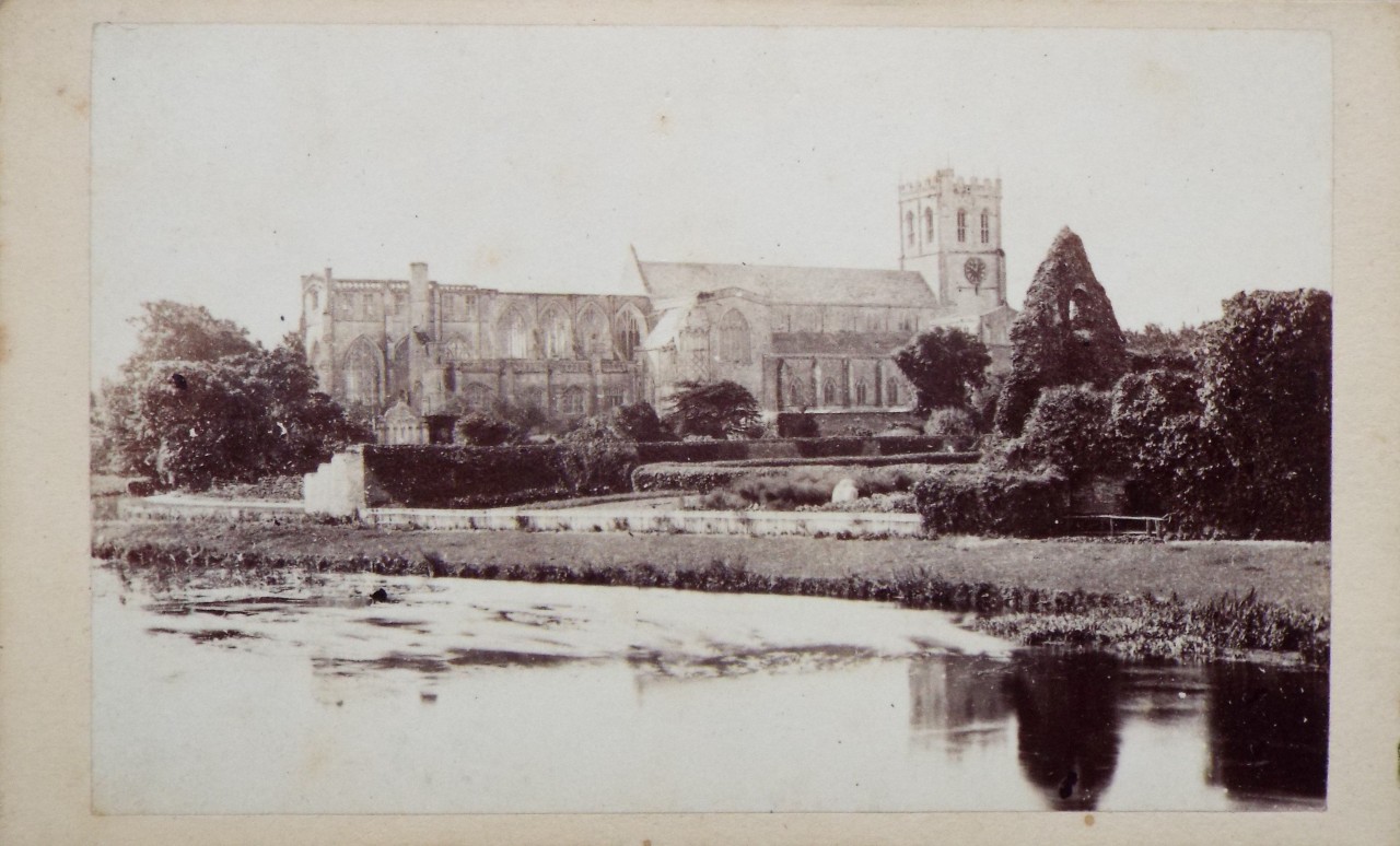 Photograph - Christchurch Priory from N