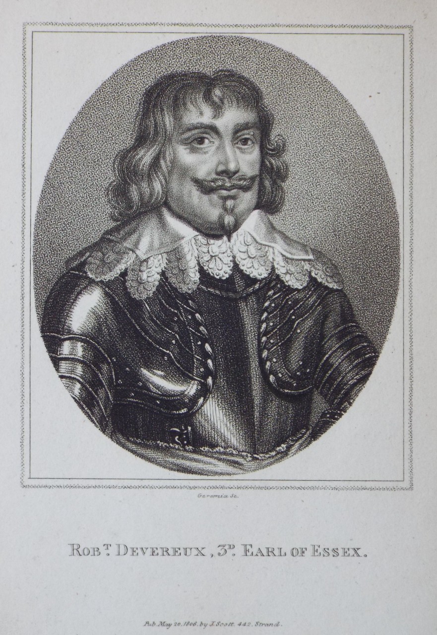 Print - Robt. Devereux, 3d. Earl of Essex. - 