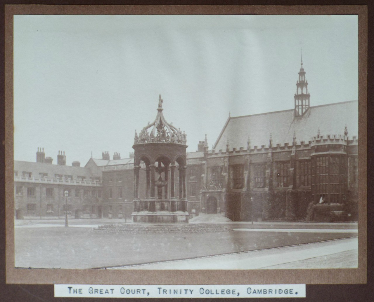 Photograph - The Great Court, Trinity College, Cambridge.