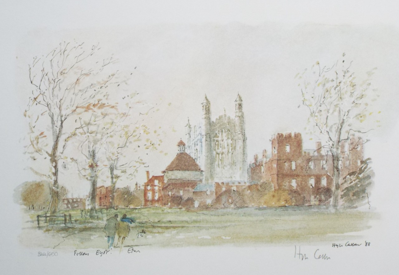 Photolithograph - Fellows Eyot Eton