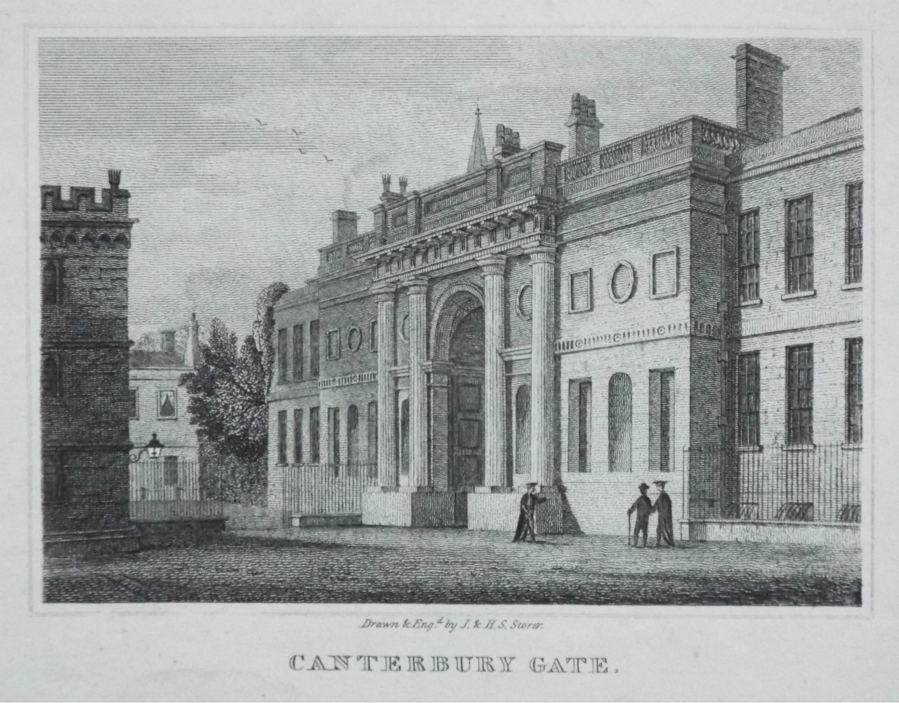 Print - Canterbury Gate. - Storer