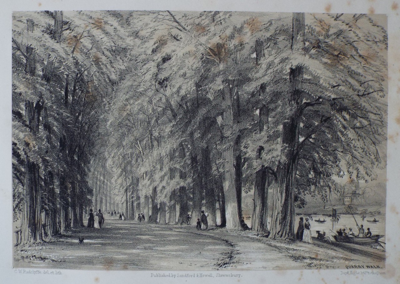 Lithograph - Quarry Walk. - Radclyffe