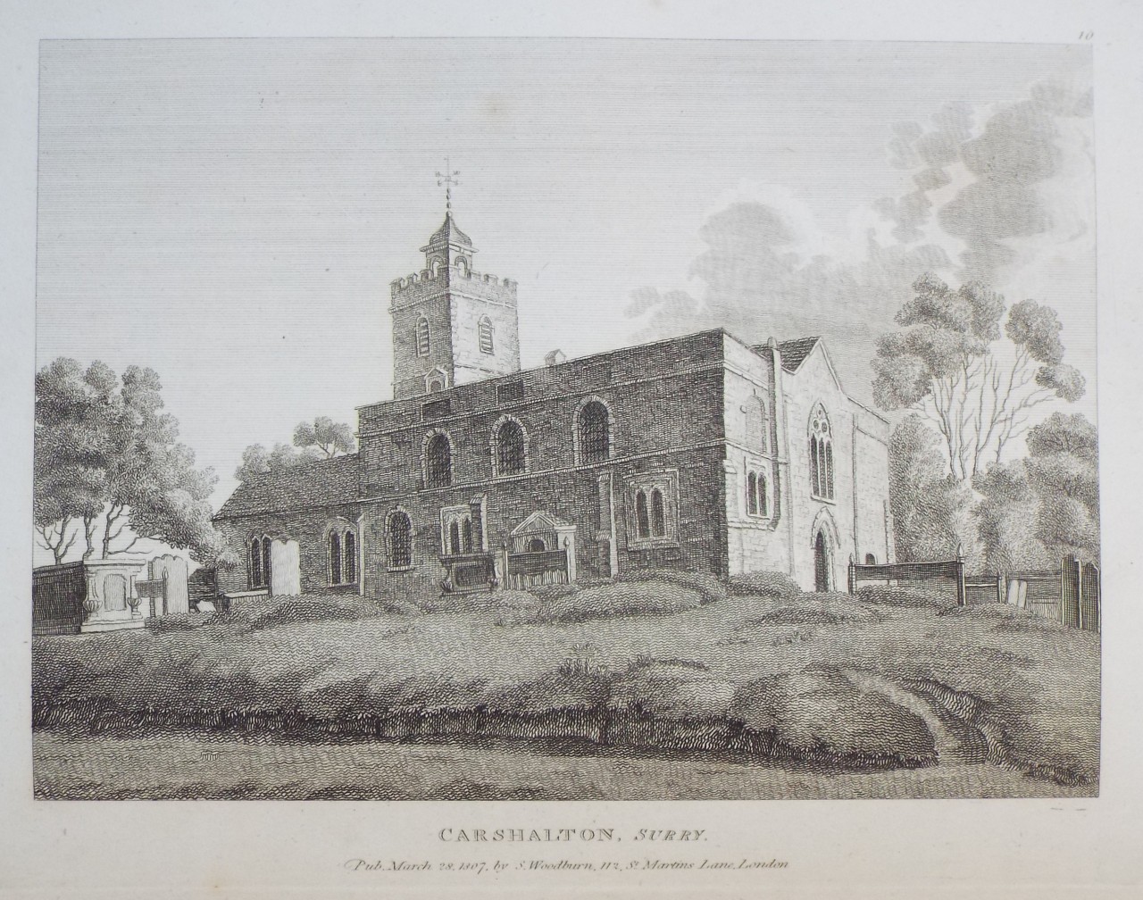 Print - Carshatton, Surry.