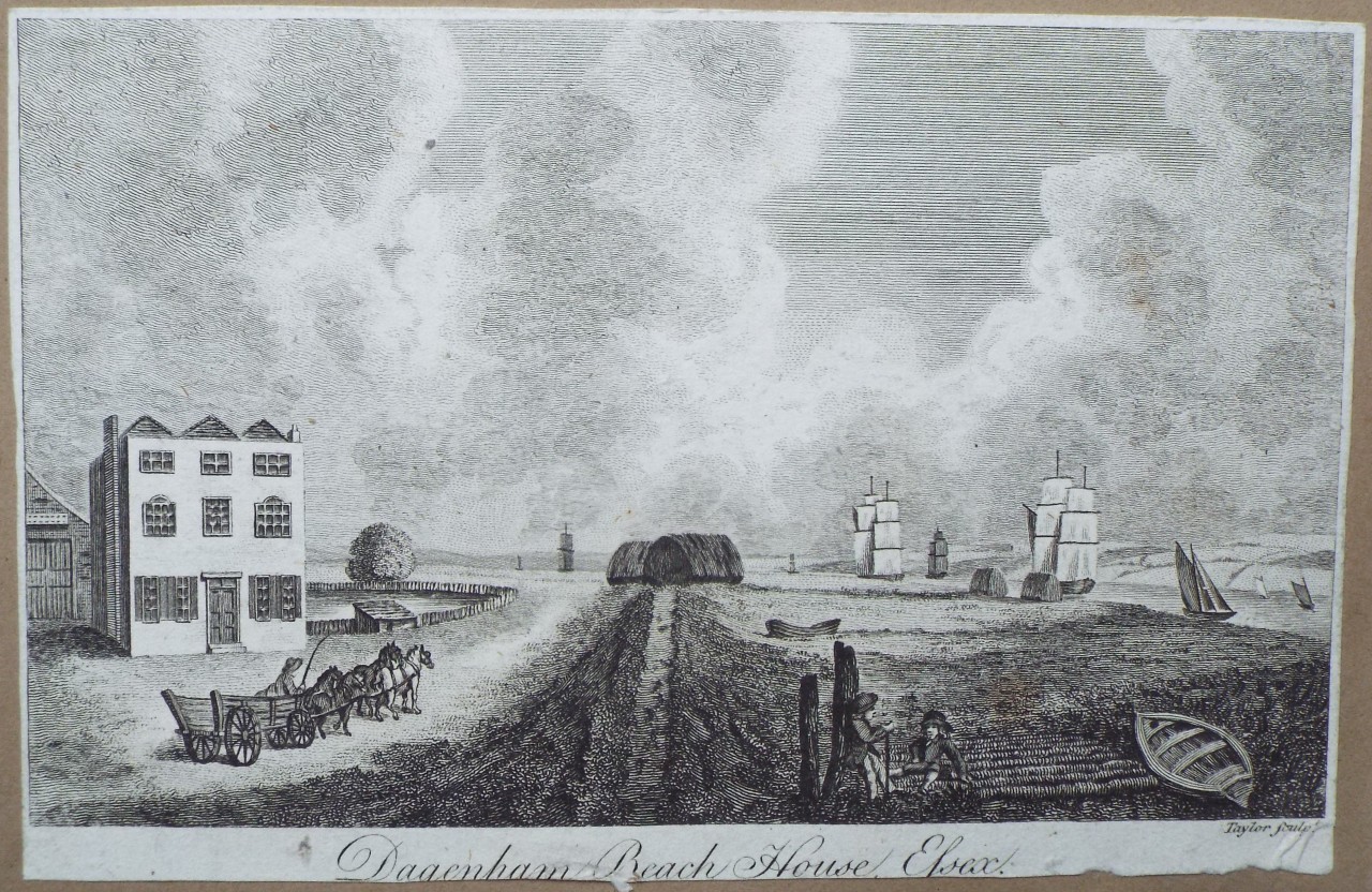 Print - Dagenham Beach House, Essex. - 