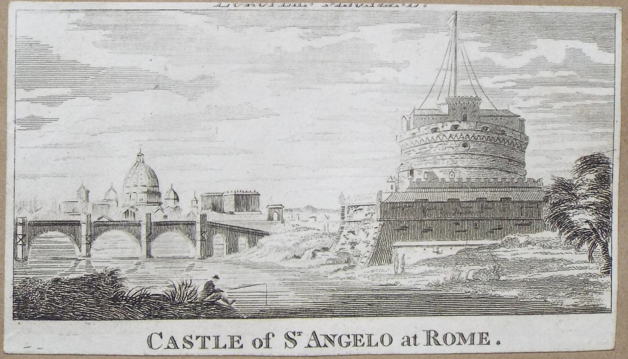 Print - Castle of St. Angelo at Rome.