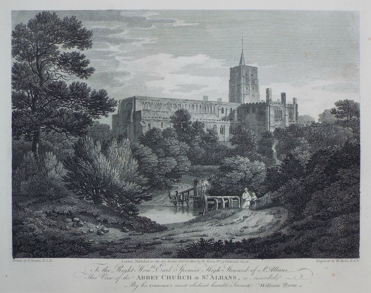 Print - Abbey Church at St. Albans - Byrne