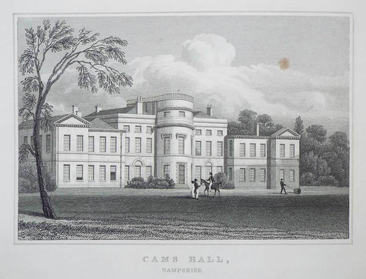 Print - Cams Hall, Hampshire. - Bond