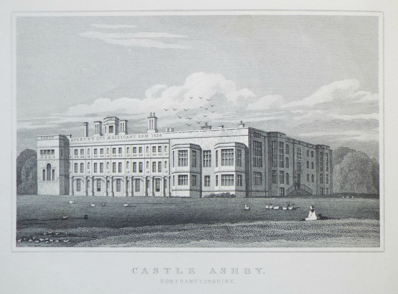 Print - Castle Ashby. Northamptonshire. - Cruse