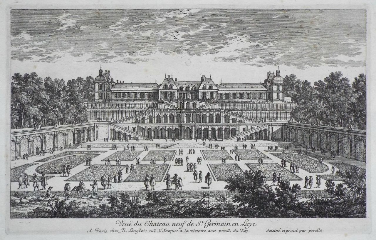 Print - Veue du Chateau neuf de St. Germain en Laye. - 