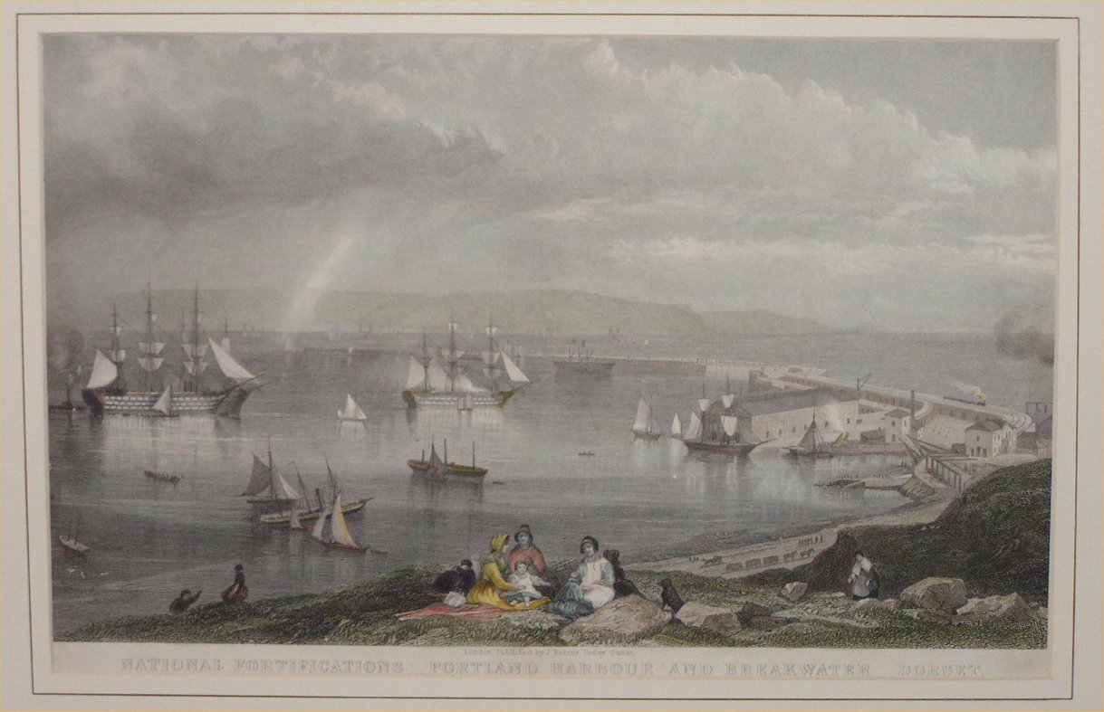 Print - National Fortifications Portland Harbour and Breakwater Dorset