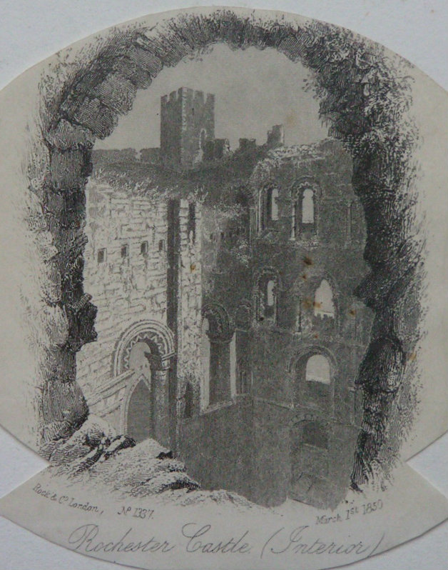 Steel Vignette - Rochester Castle (Interior) - Rock