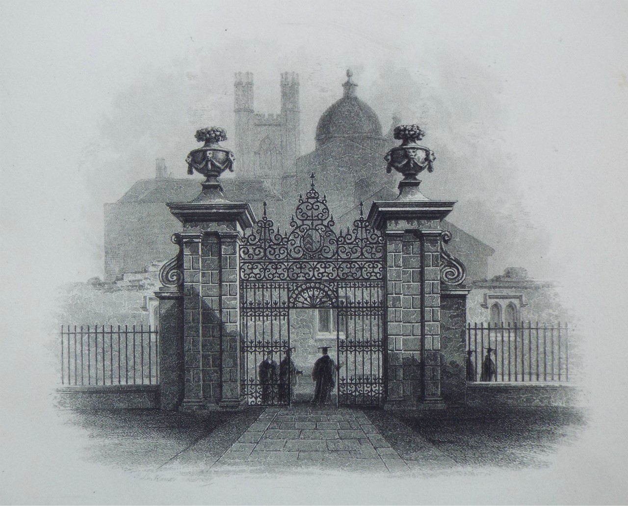 Print - Clare College Entrance Gateway - Le