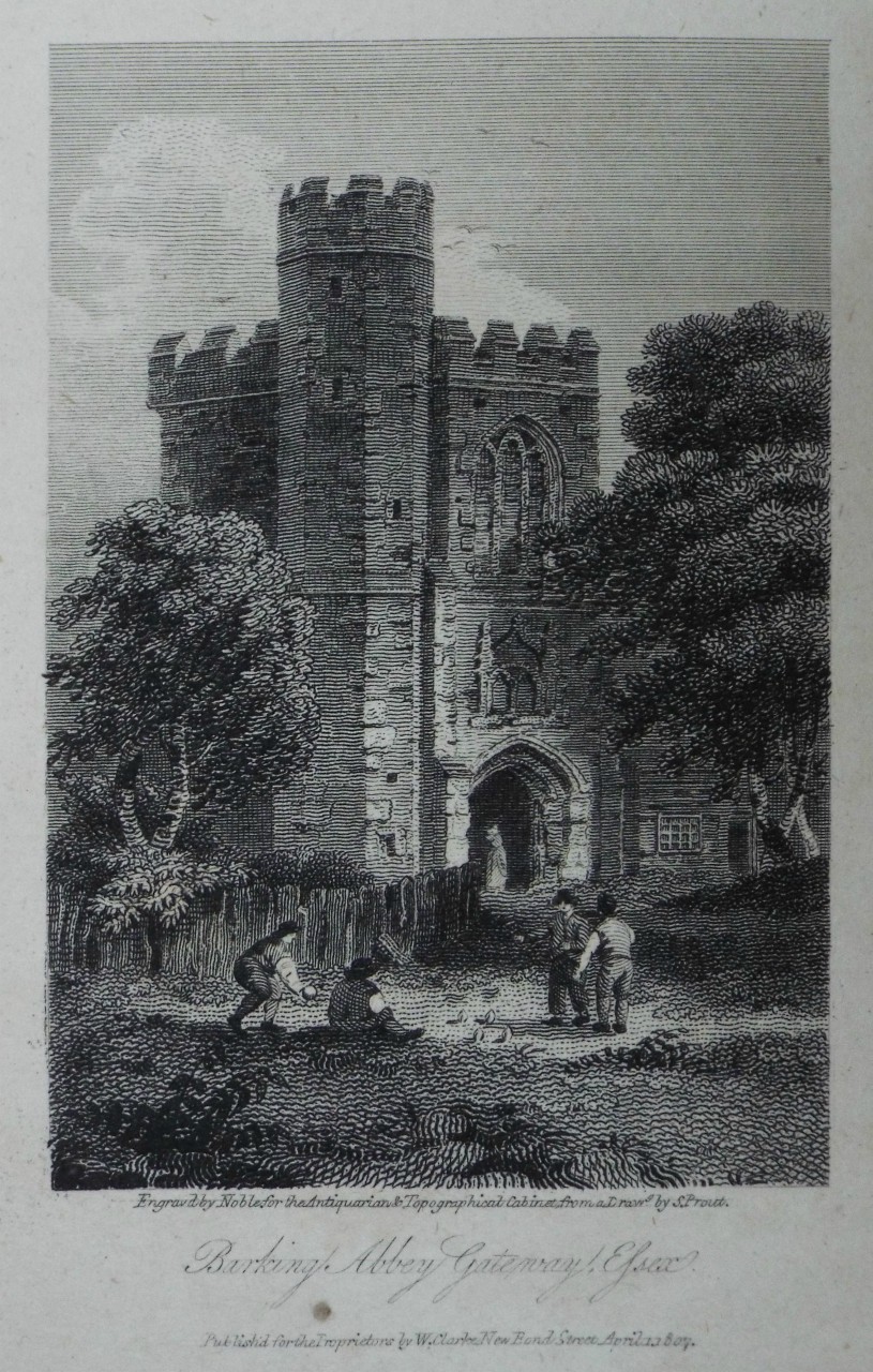 Print - Barking Abbey Gateway, Essex. - 
