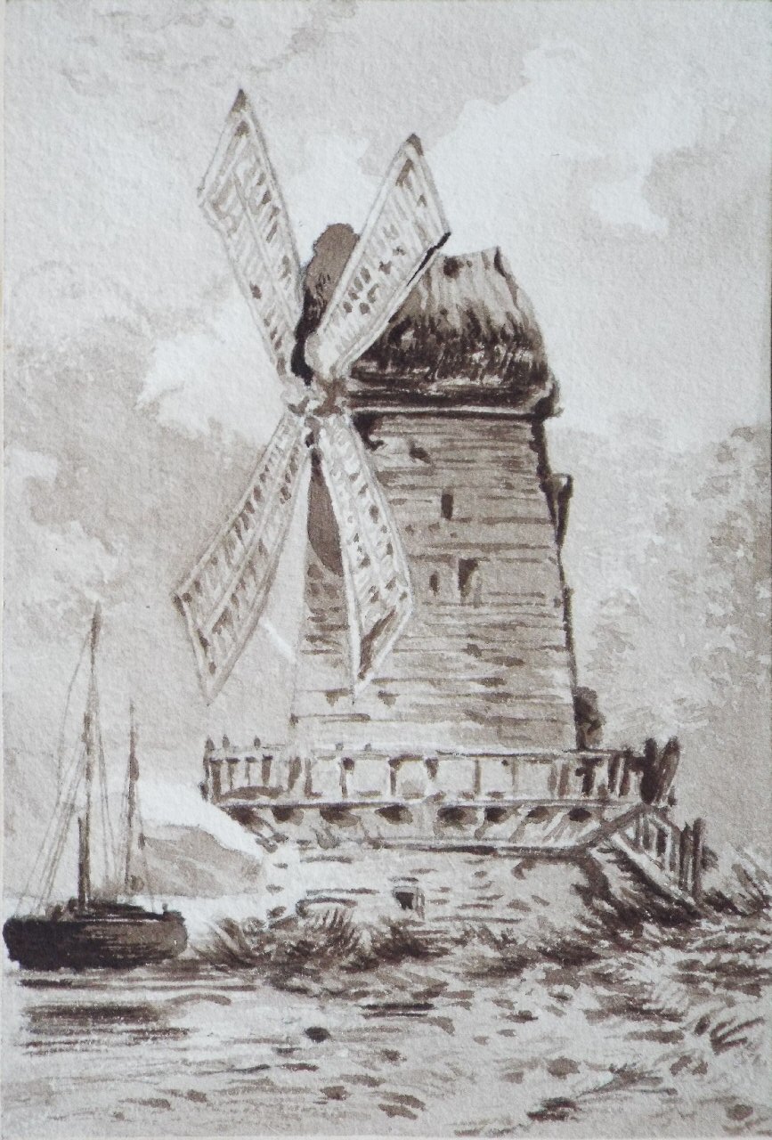 Watercolour - (Windmill)