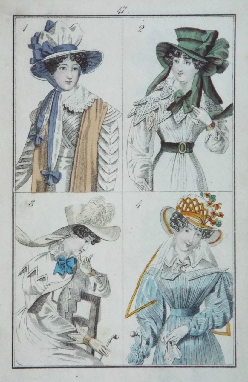 Print - 47. (4 Ladies wearing Hats)