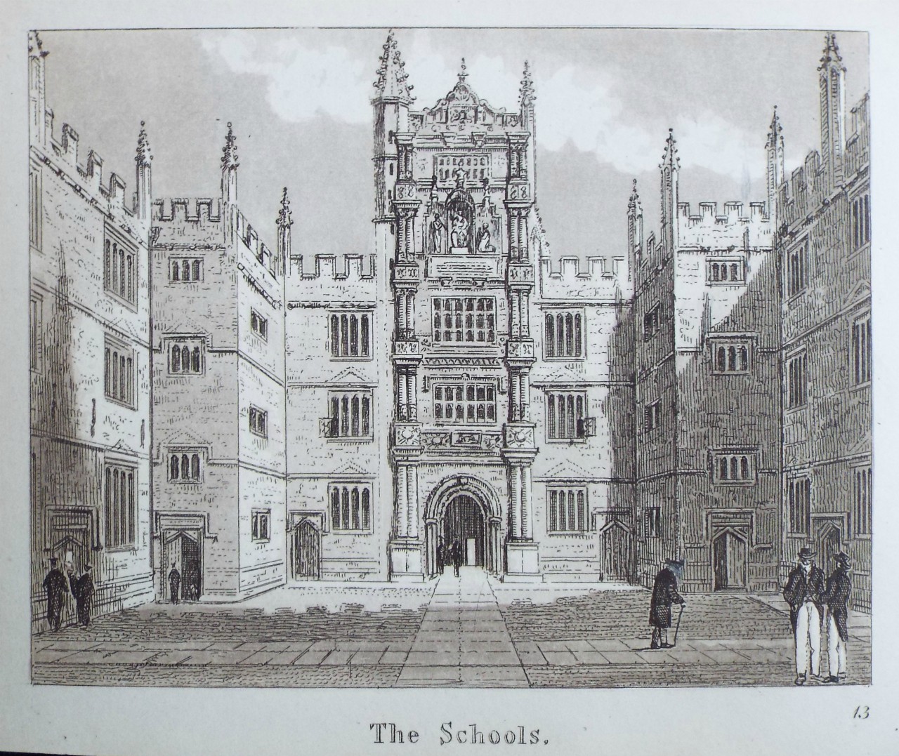 Aquatint - The Schools.