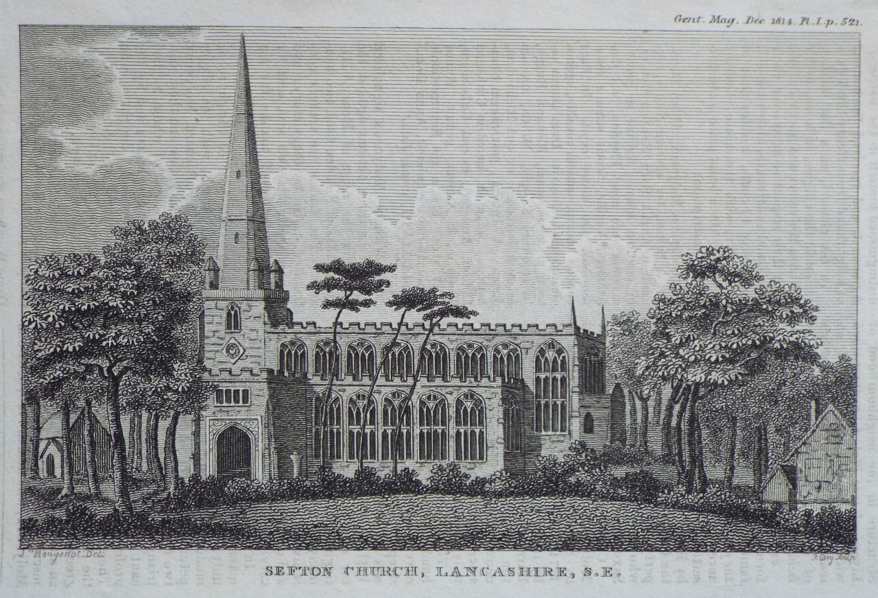 Print - Sefton Church, Lancashire, S. E. - Cary