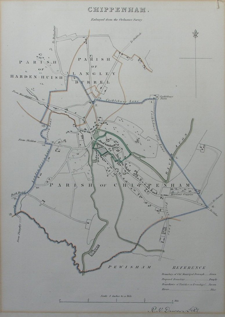 Map of Chippenham - Chippenham