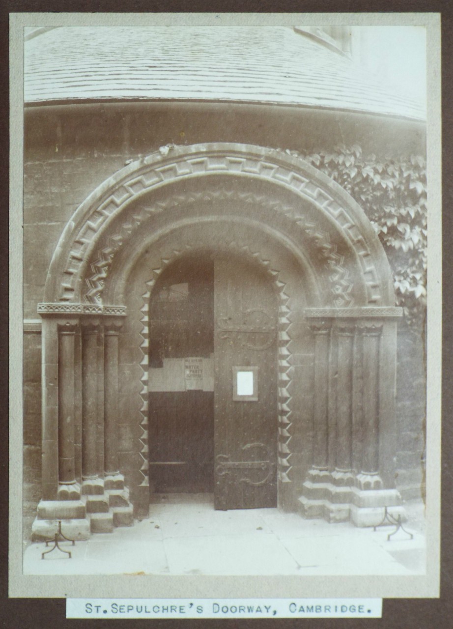 Photograph - St. Sepulchre's Doorway, Cambridge.