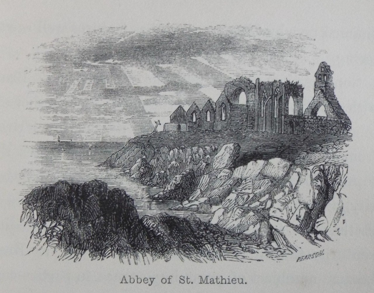 Wood - Abbey of St. Mathieu.