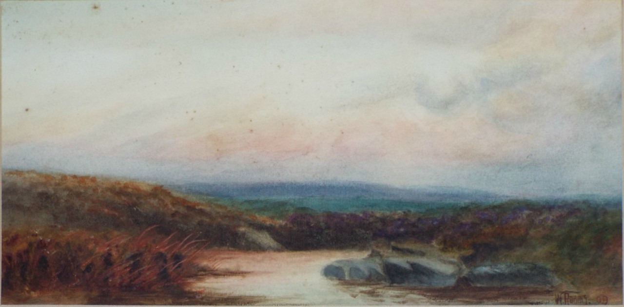 Watercolour - (River landscape)