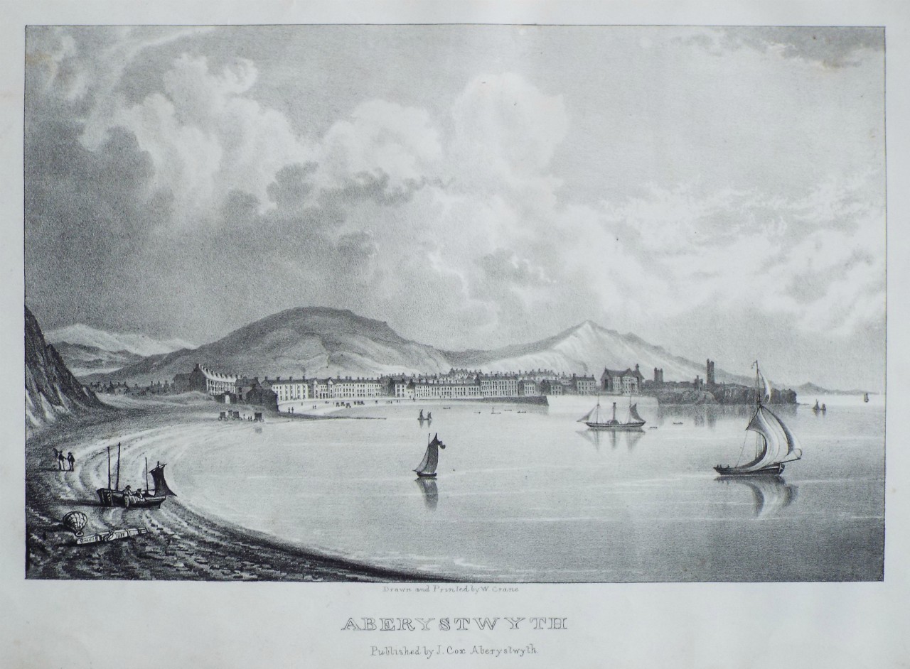 Lithograph - Aberystwyth. - Crane