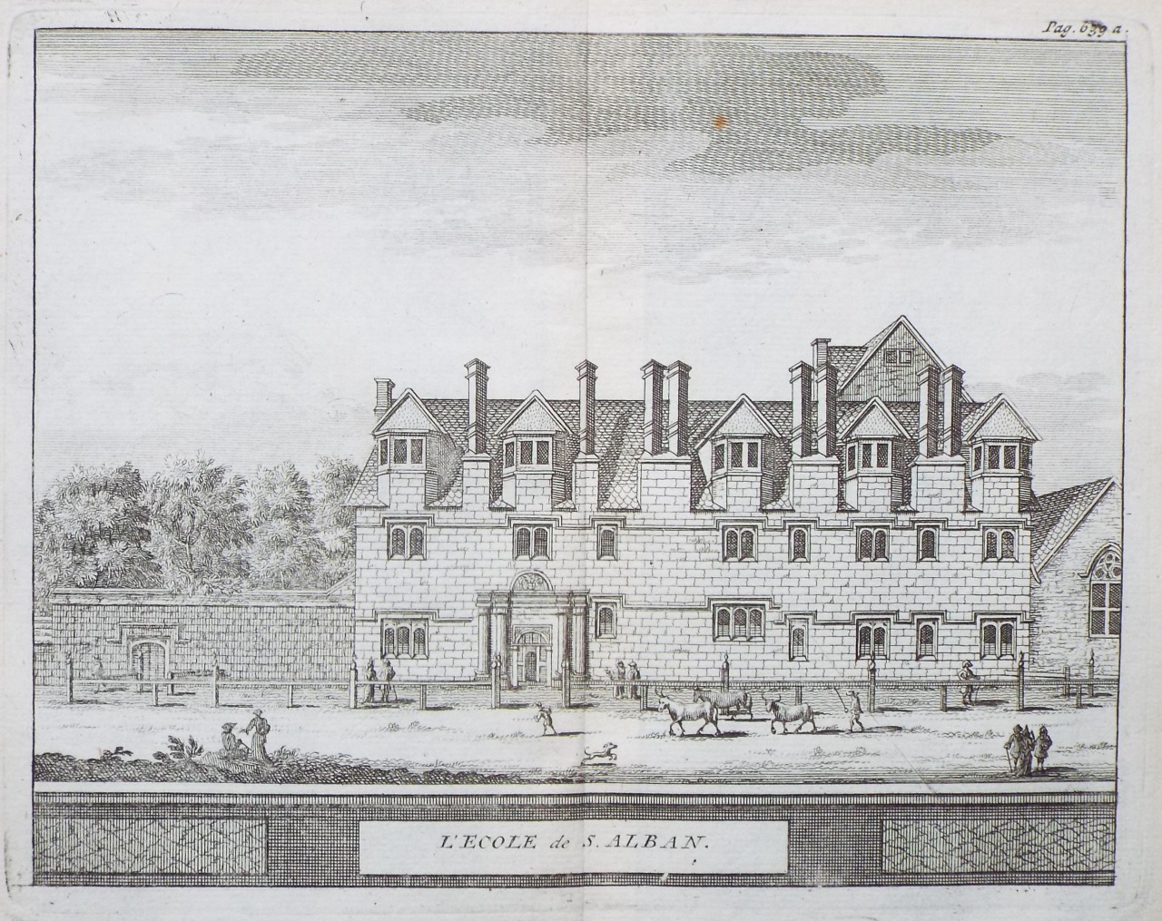 Print - L'Ecole de S. Alban.