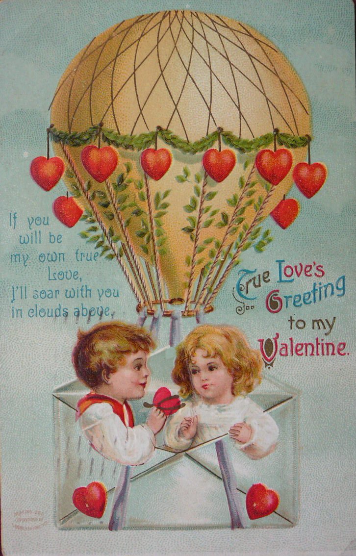 Chromolithograph - (Valentine card)