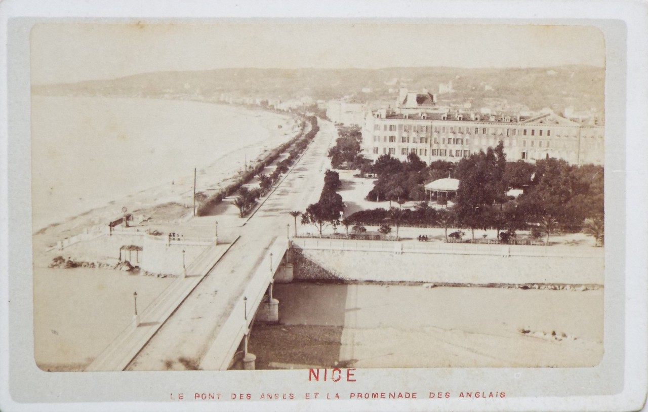 Photograph - Nice. Le Pont des Anges et la Promenade des Anglais