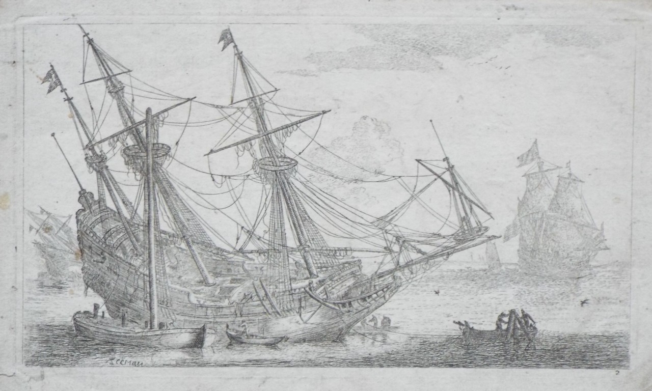 Etching - Sailing Ship - Nooms