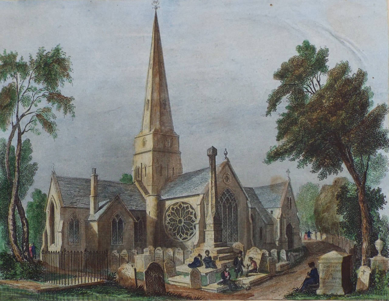 Print - (St. Mary's Church Cheltenham)