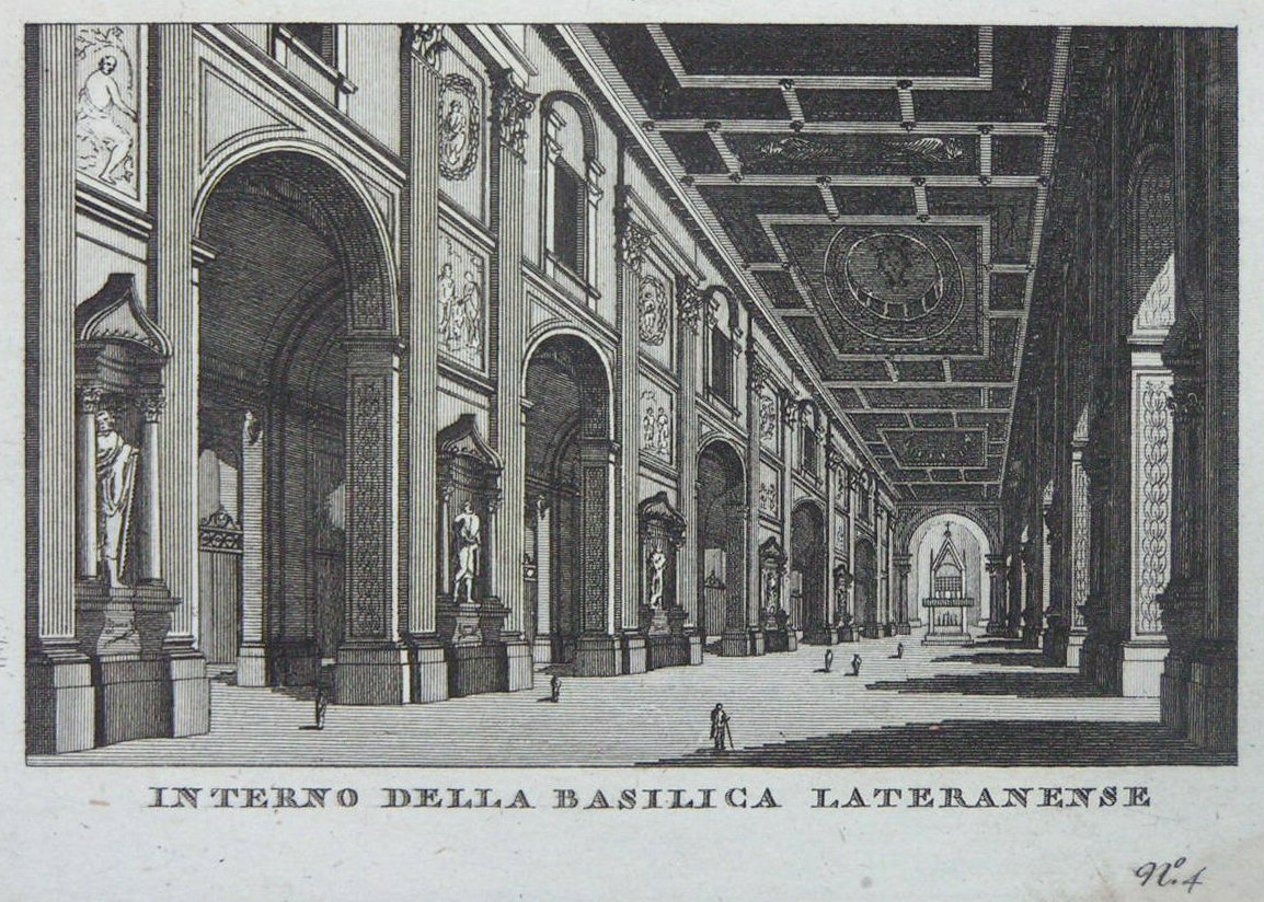 Print - Interno della Basilica Lateranense