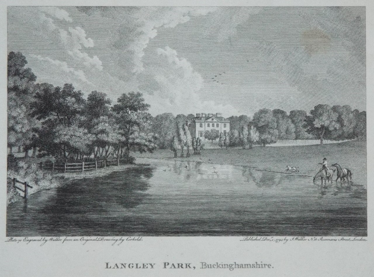 Print - Langley Park, Buckinghamshire. - Walker