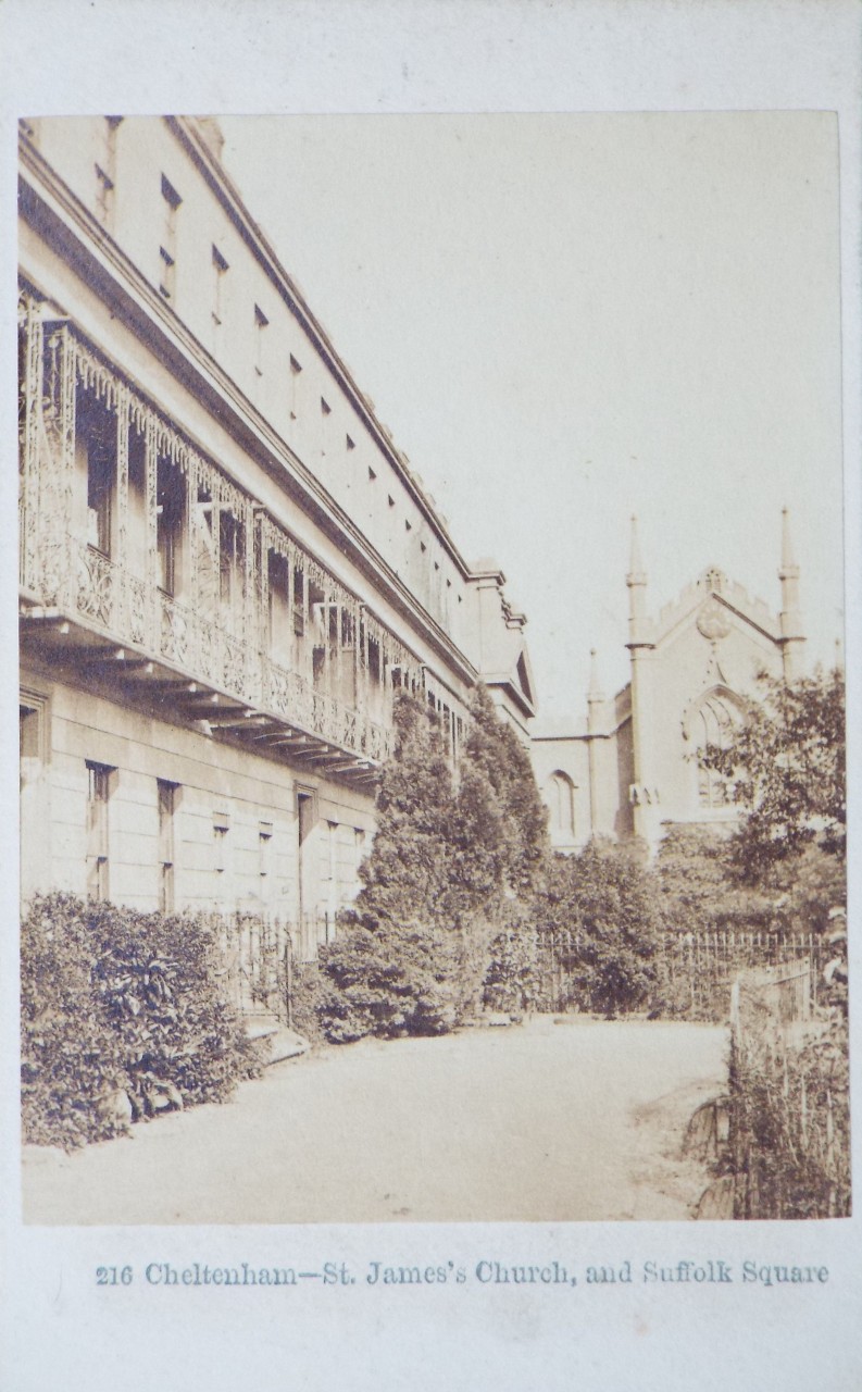 Photograph - Cheltenham - St. James's Church, and Suffolk Square