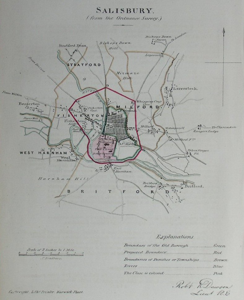 Map of Salisbury - Salisbury