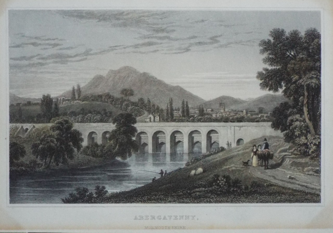 Print - Abergavenny, Monmouthshire.