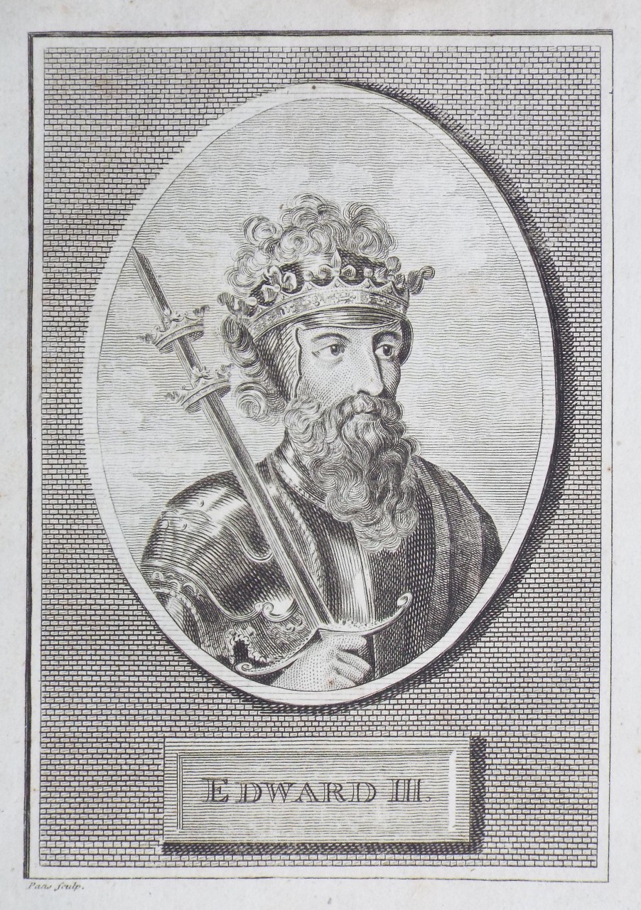 Lithograph - Edward III. - 