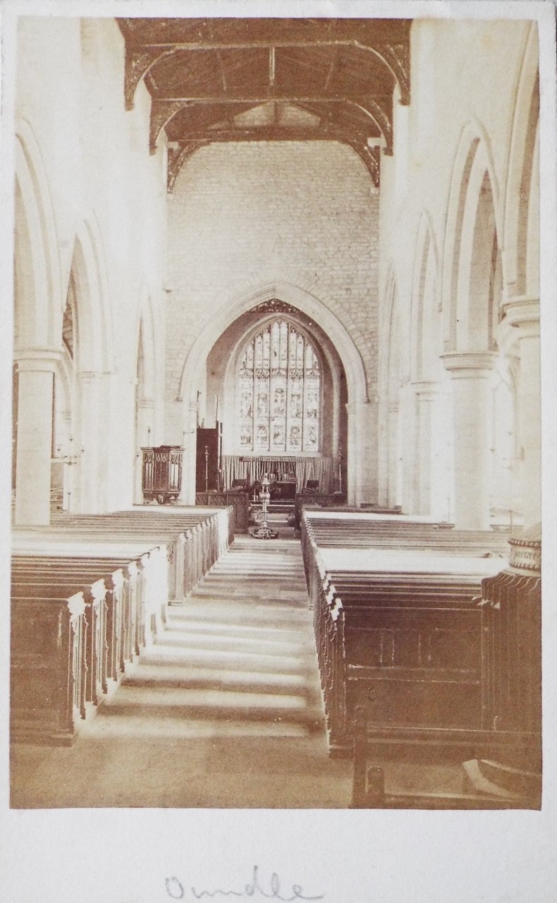 Photograph - Oundle church interior