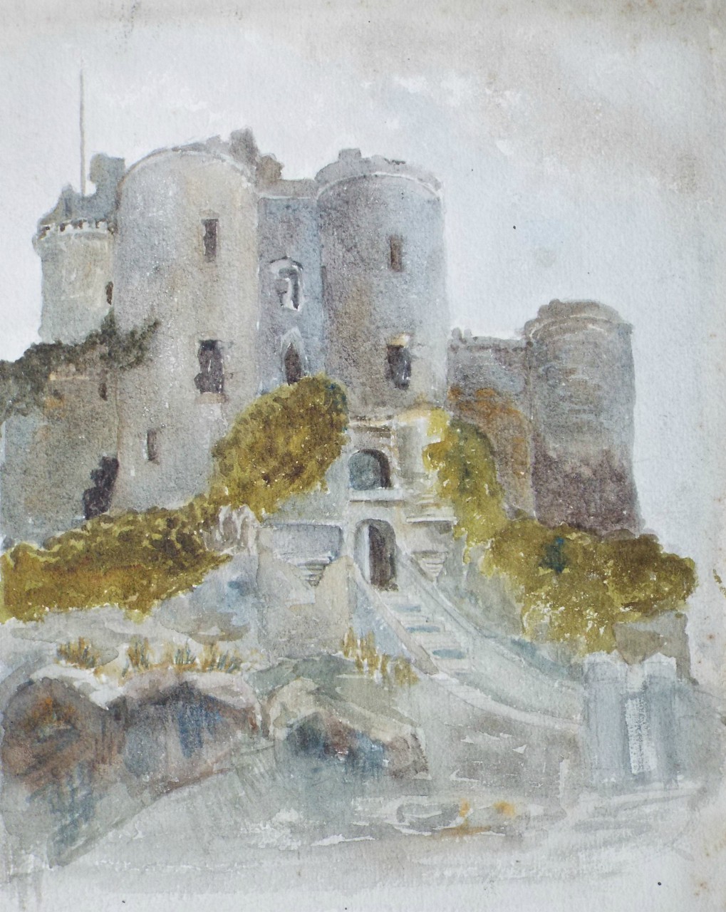 Watercolour - Harlech Castle
