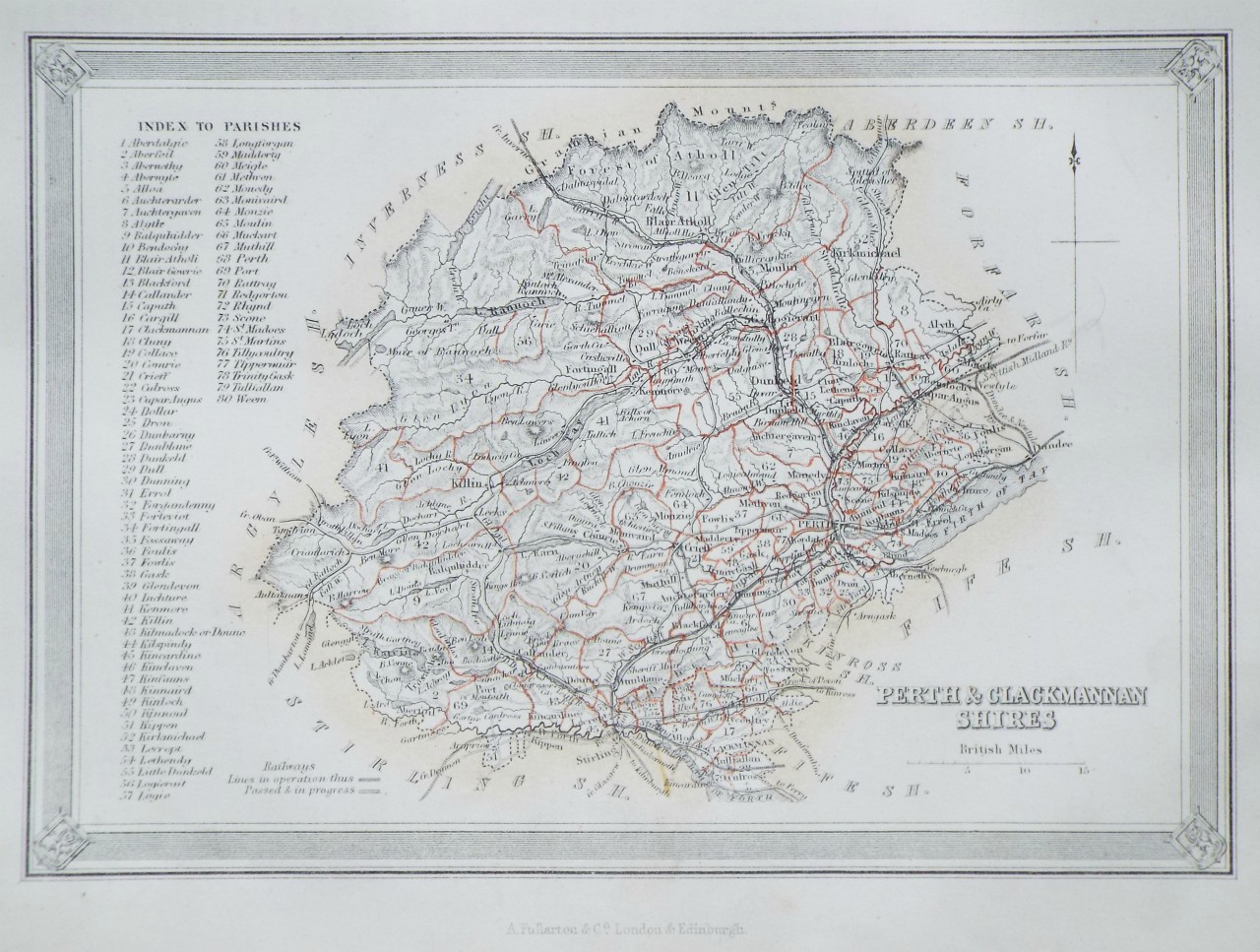 Map of Scotland - Fullarton