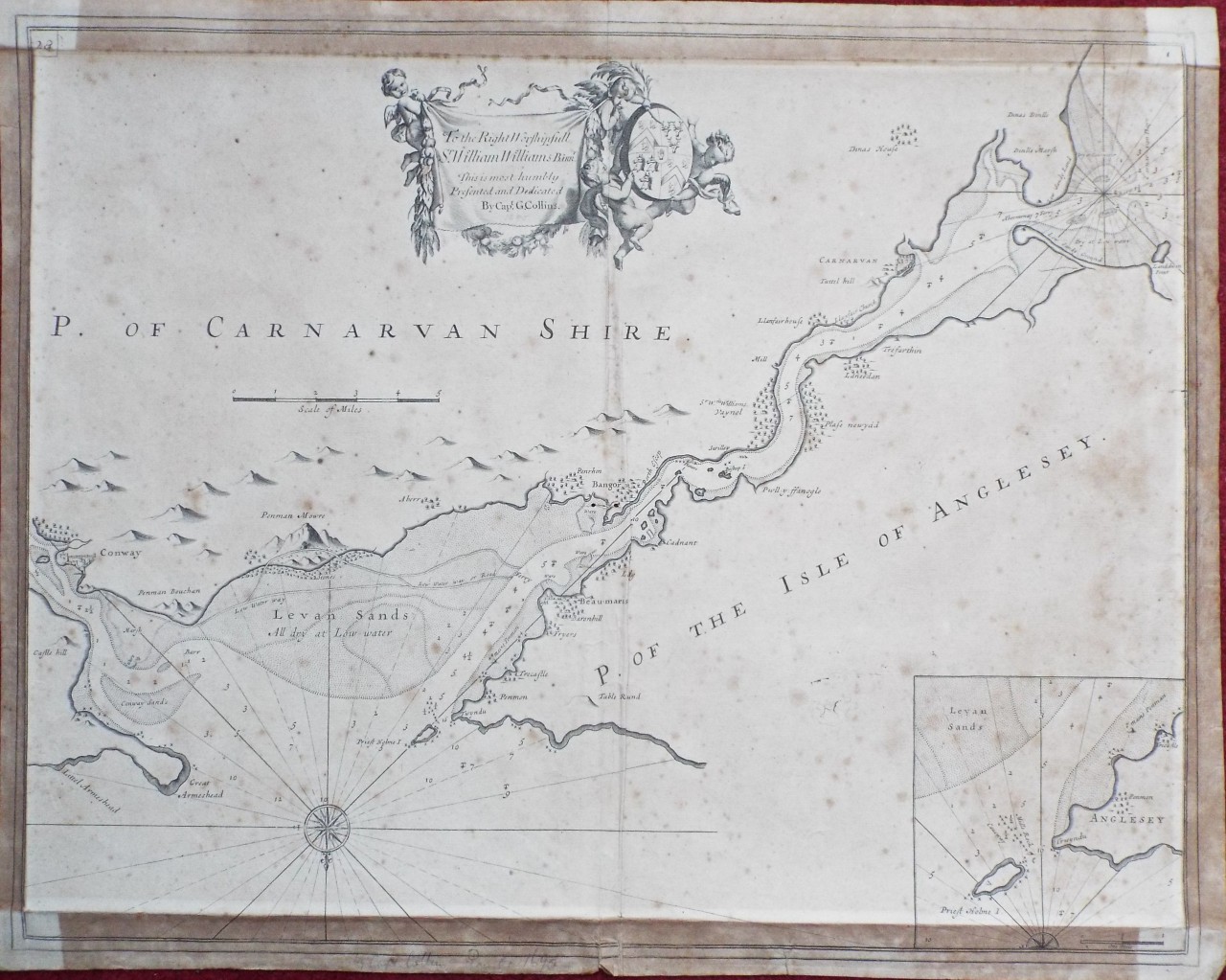 Map of Anglesey - Menai Strait