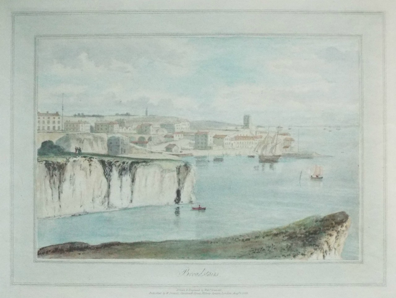 Aquatint - Broadstairs. - Daniell