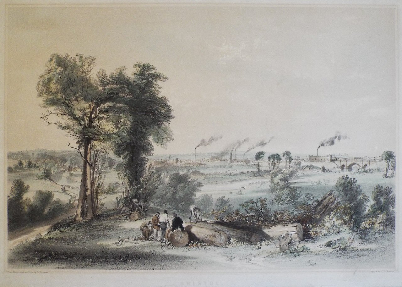 Lithograph - Bristol - Bourne