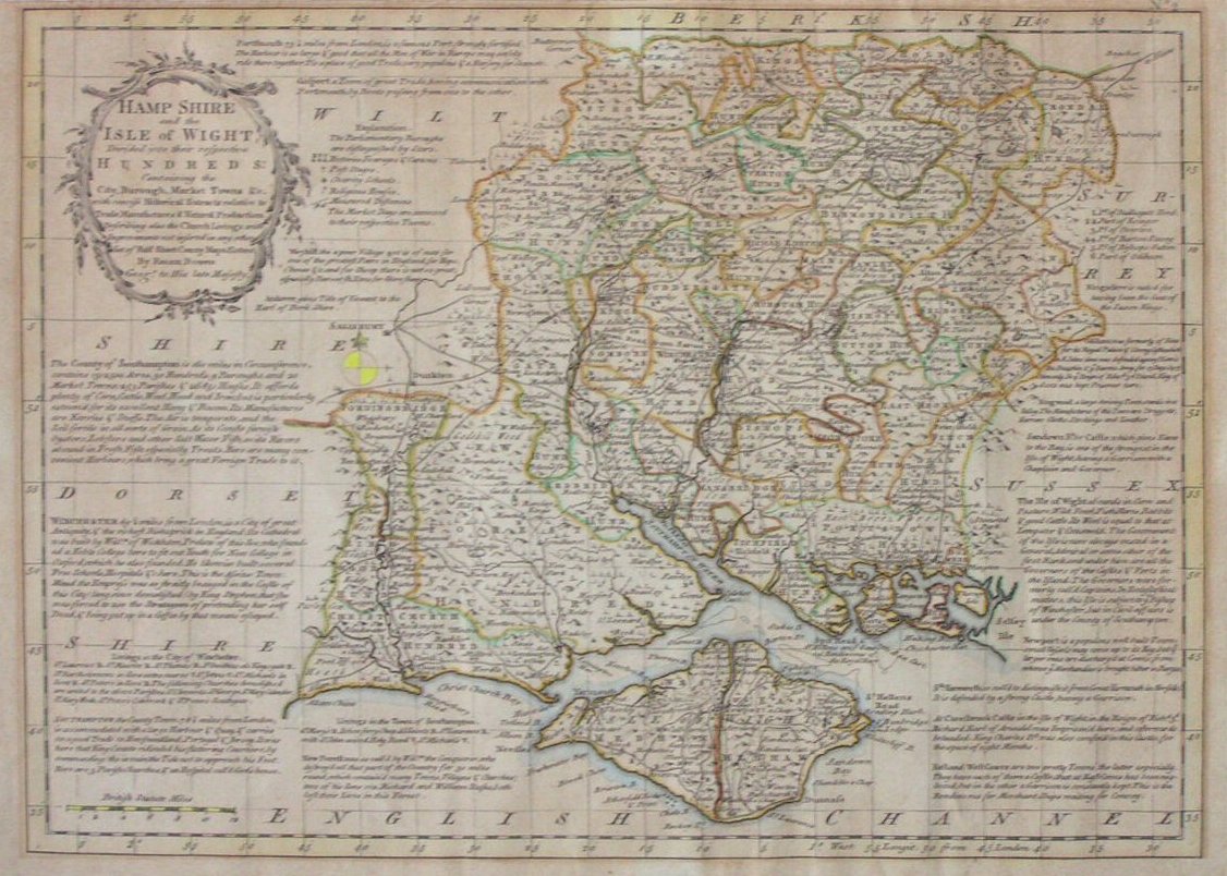 Map of Hampshire - Bowen