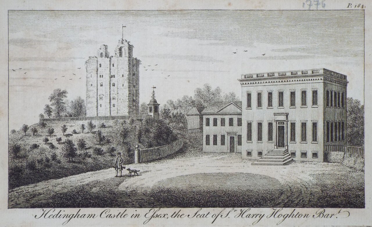 Print - Hedingham Castle in Essex, the Seat of Sr. Harry Hoghton