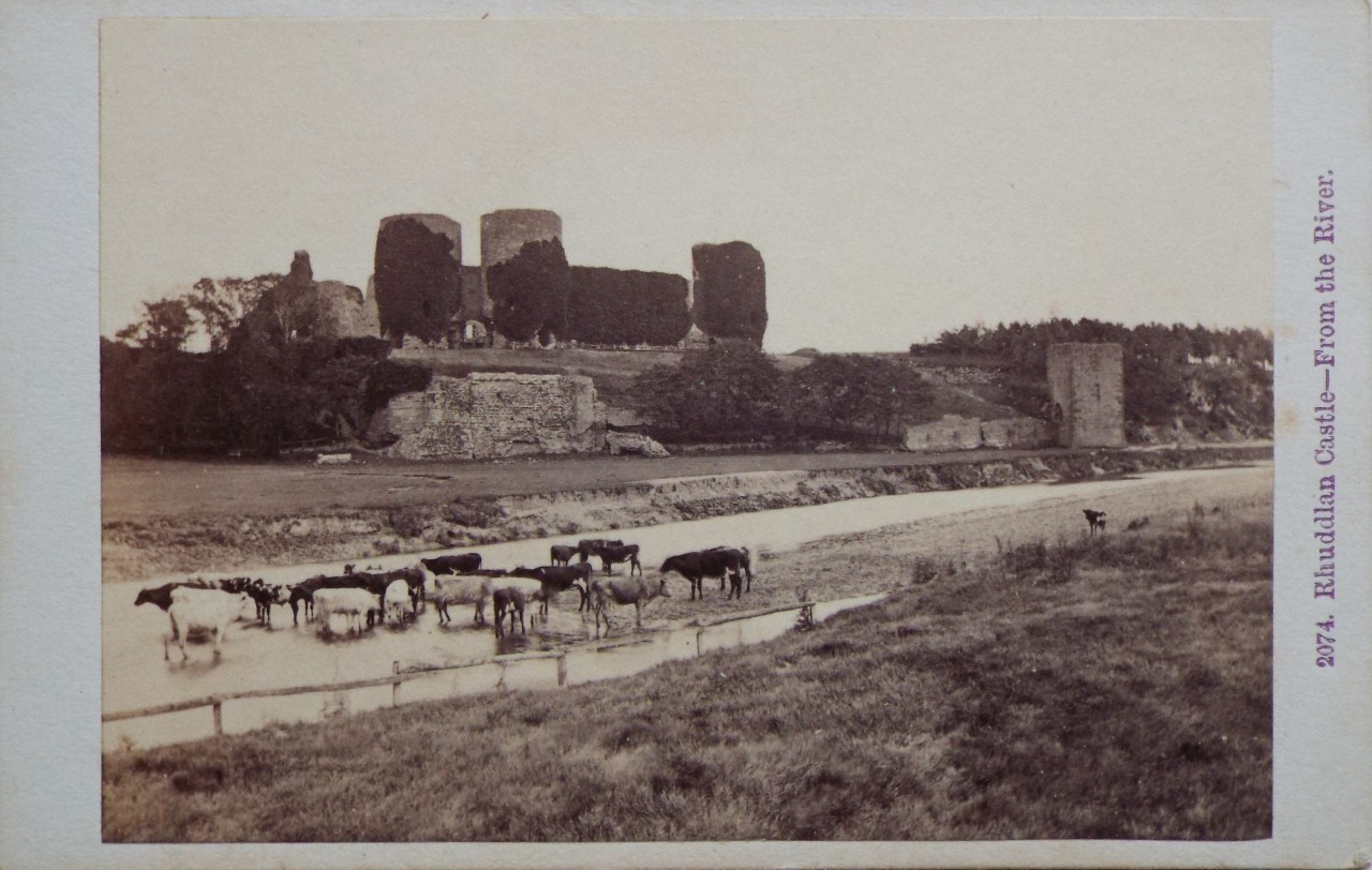 Photograph - Rhuddlan Castle - From the River.