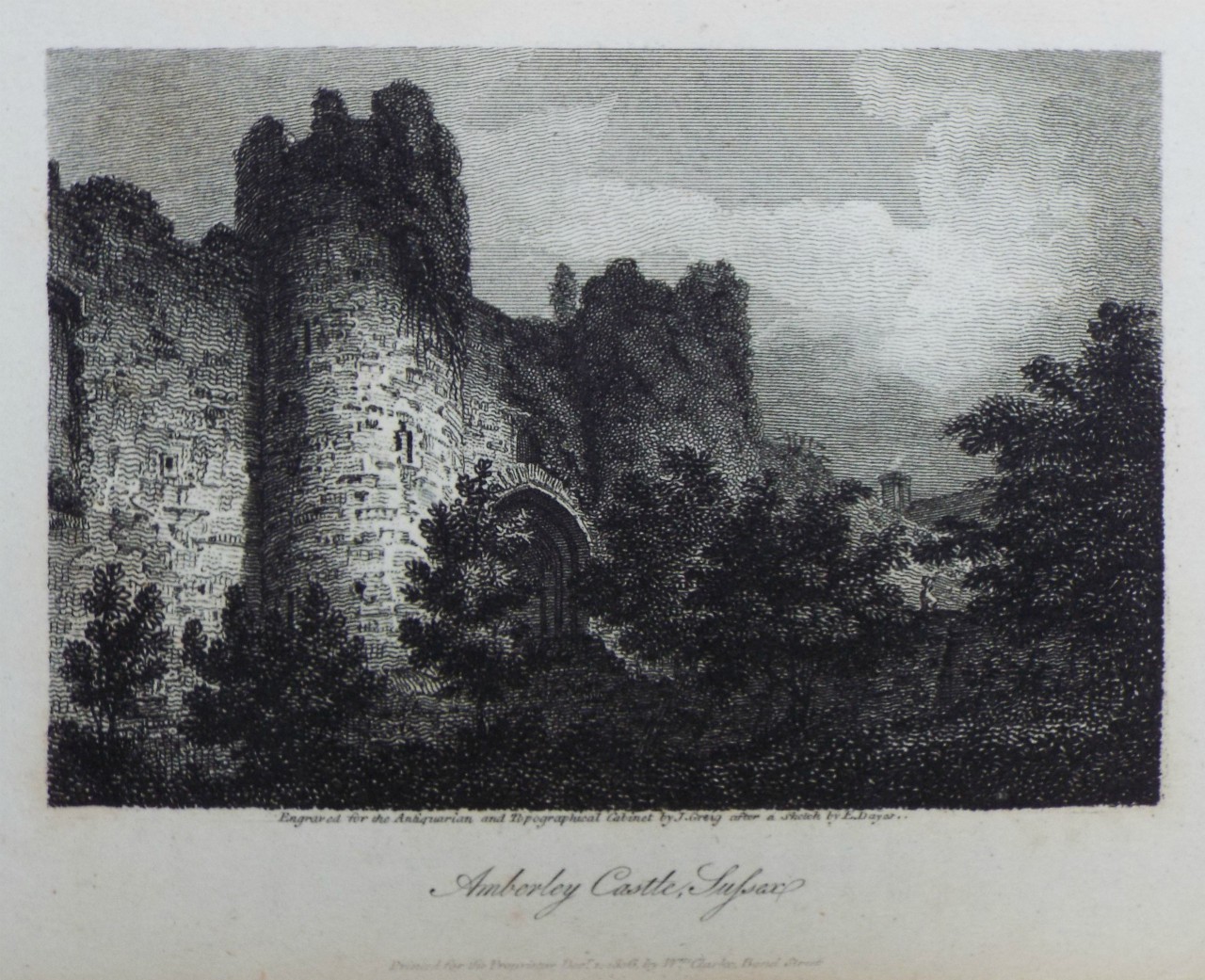Print - Amberley Castle, Sussex. - Greig